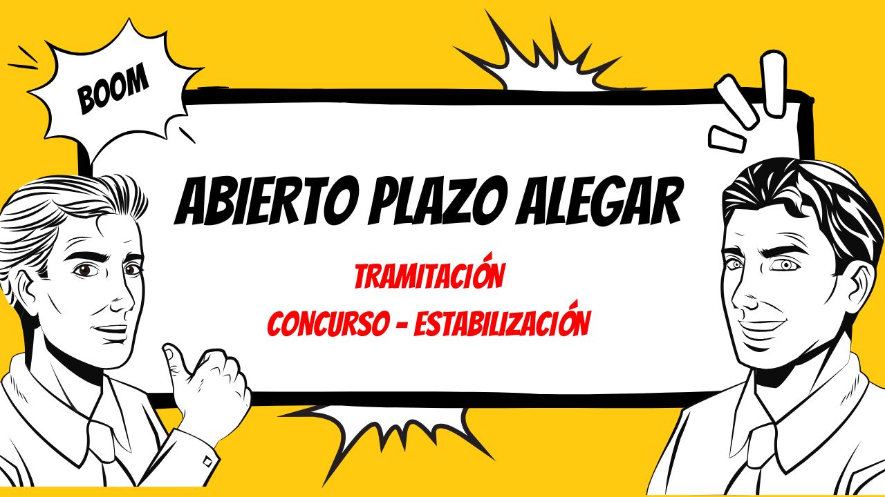 abierto plazo alegaciones tramitación procesal concurso estabilización