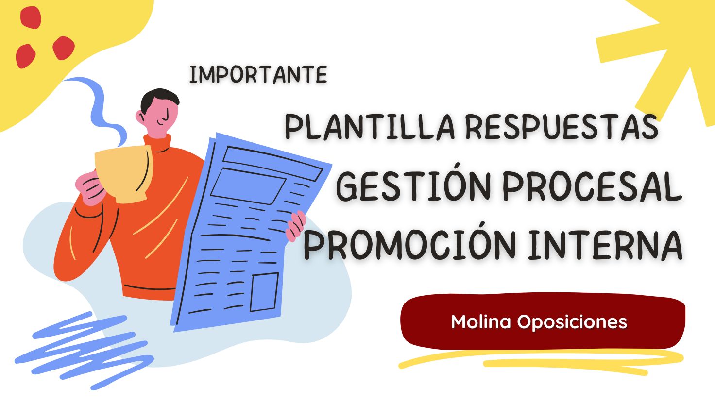 Plantilla de respuestas del examen de Gestión Procesal Promoción Interna celebrado el 28/06/2025