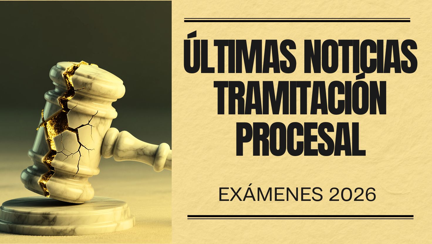 Aprobados Tramitación Procesal. Examen 27/09/2025